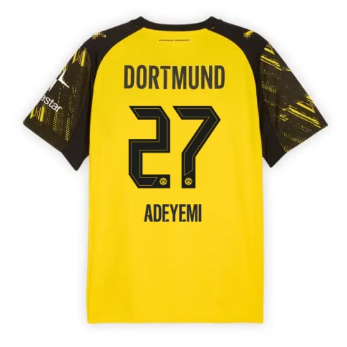 Borussia Dortmund Karim Adeyemi #27 Hemmatröja 2025-26 Kortärmad Borussia Dortmund Karim Adeyemi #27 Hemmatröja 2025-26 Kortärmad